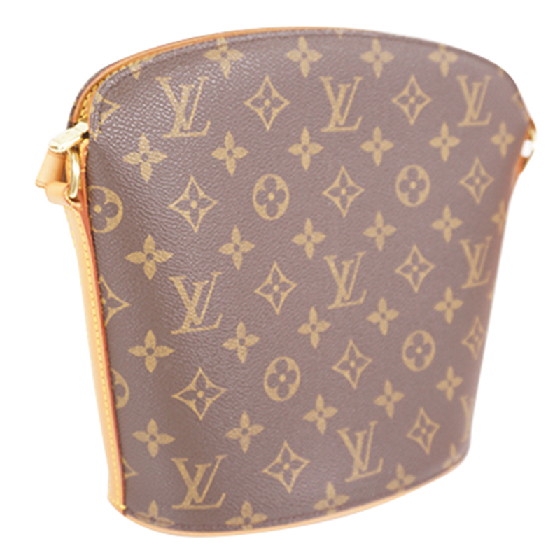 

Louis Vuitton Monogram Canvas Drouot Bag, Brown