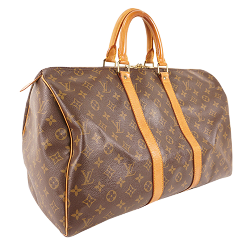 

Louis Vuitton Monogram Canvas Keepall Bandouliere 60, Brown