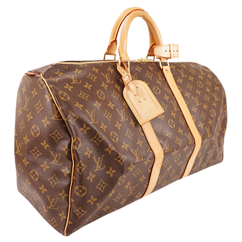 

Louis Vuitton Monogram Canvas Keepall 50 Bag, Brown
