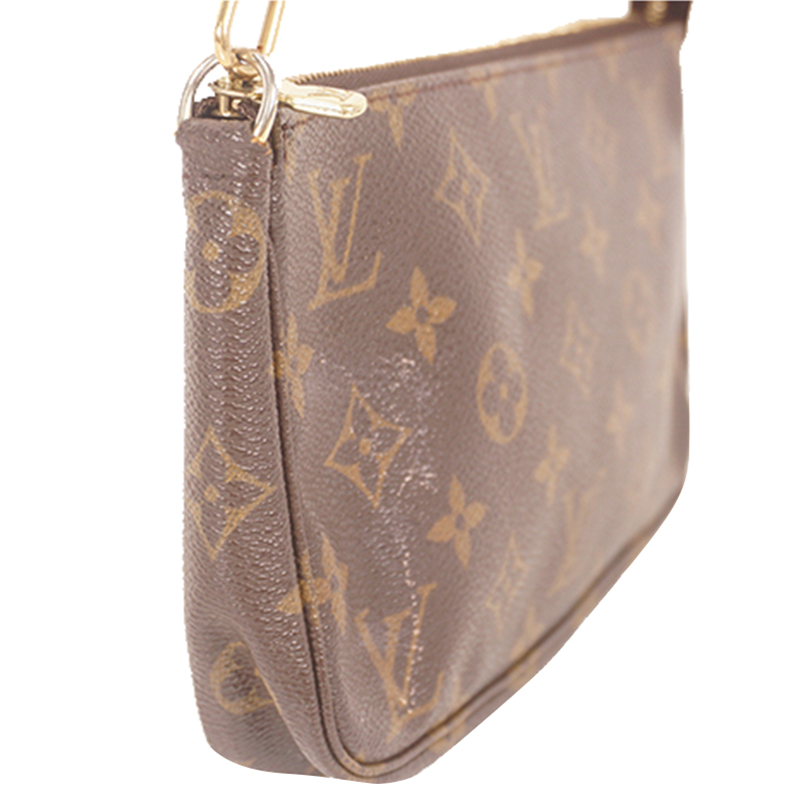 

Louis Vuitton Monogram Canvas Pochette Bag, Brown