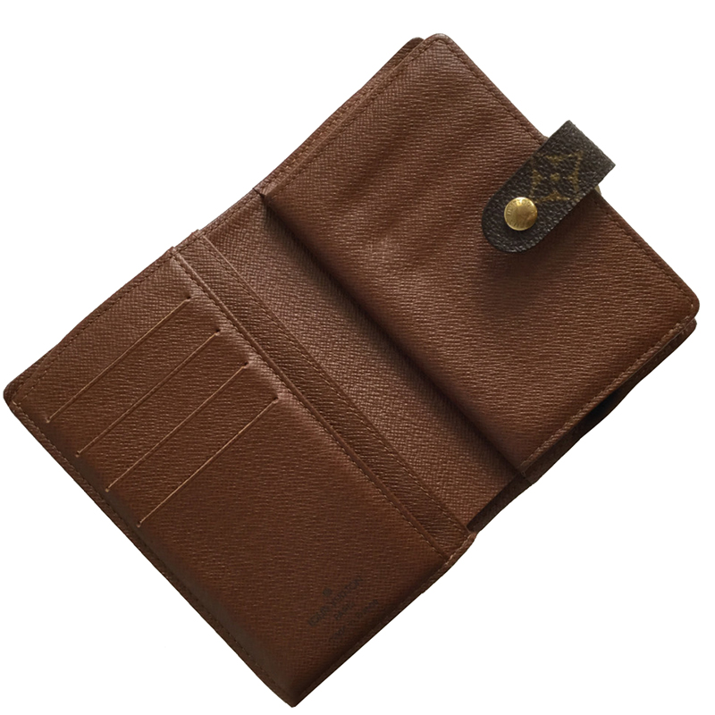 

Louis Vuitton Monogram Canvas Porte Monet Wallet, Brown