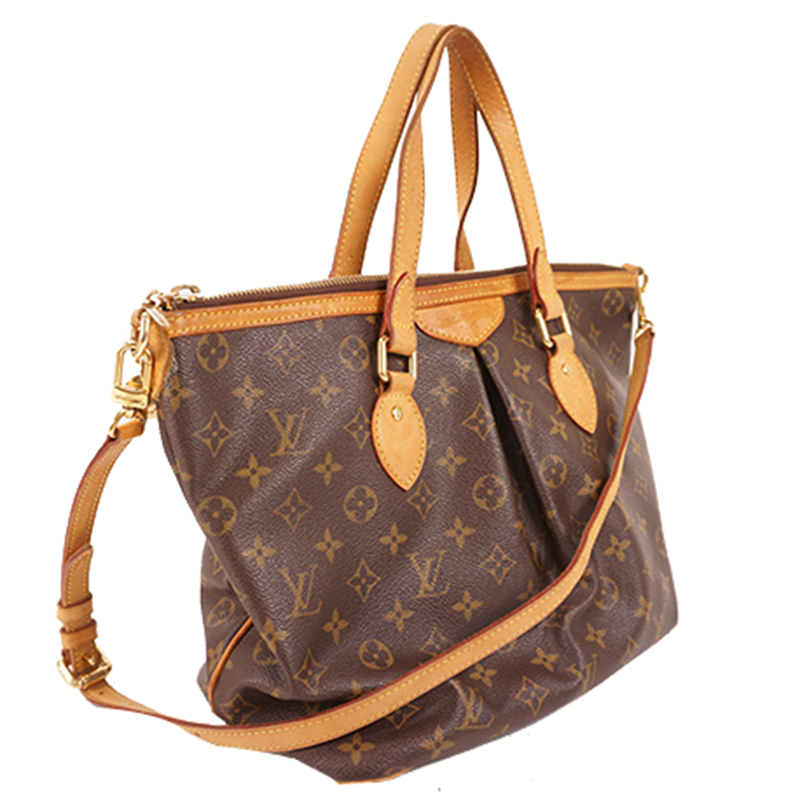 

Louis Vuitton Monogram Canvas Palermo PM Bag, Brown