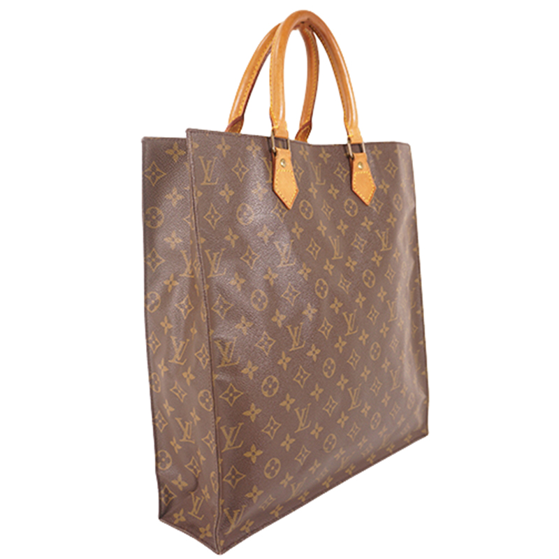 

Louis Vuitton Monogram Canavs Sac Plat Bag, Brown