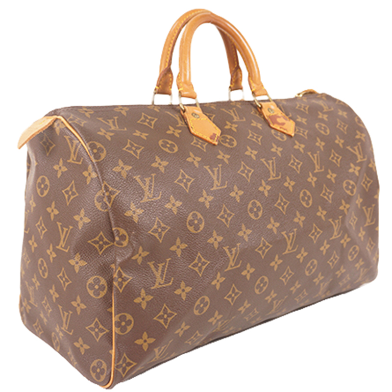 

Louis Vuitton Monogram Canavs Speedy 40 Bag, Brown