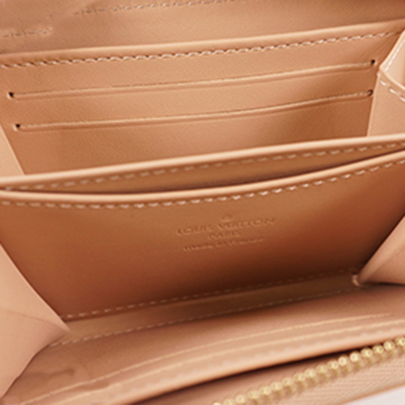 

Louis Vuitton Rose Monogram Vernis Canvas Coin Purse, Beige