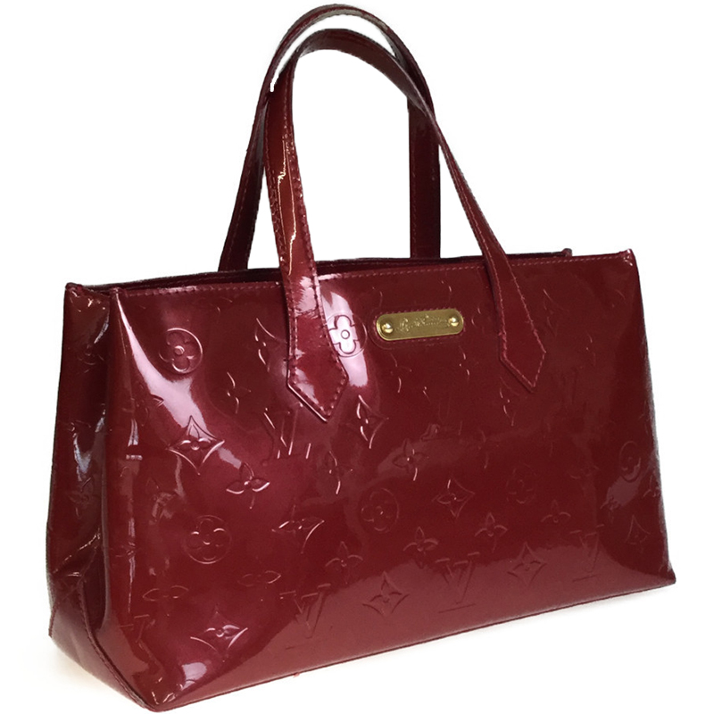 

Louis Vuitton Pomme d'amour Monogram Vernis Canvas Bag, Burgundy