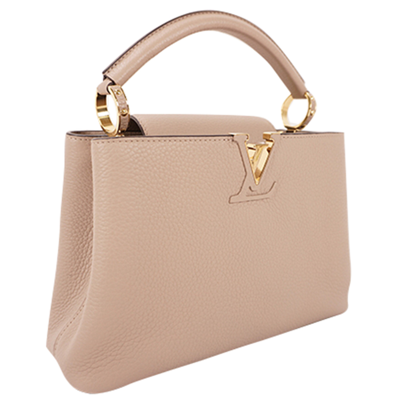 

Louis Vuitton Galle Taurillon Leather PM Bag, Beige