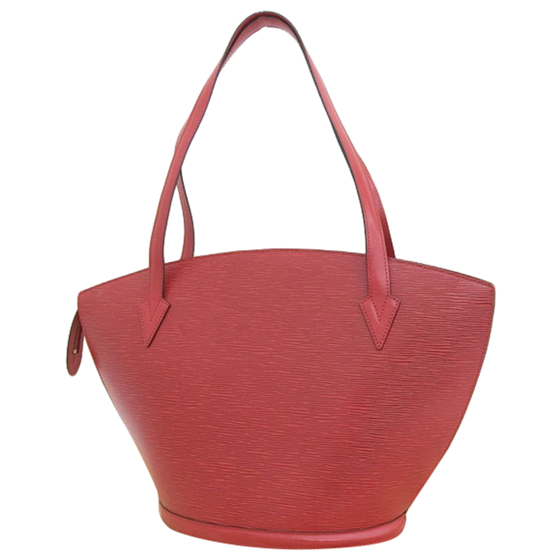 

Louis Vuitton Castilian Red Epi Leather Saint Jacques Bag