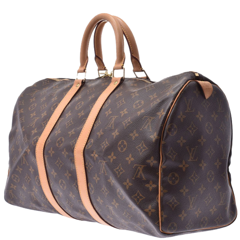 

Louis Vuitton Monogram Canvas Keepall 45 Bag, Brown