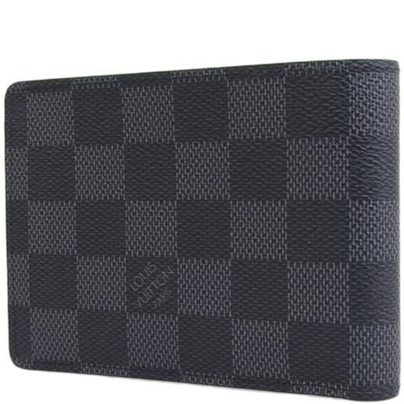 

Louis Vuitton Damier Graphite Canvas Wallet, Black
