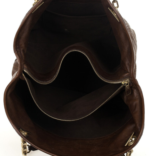Sold at Auction: Louis Vuitton Limited Edition Chocolate Leather Paris  Souple Whisper Bag