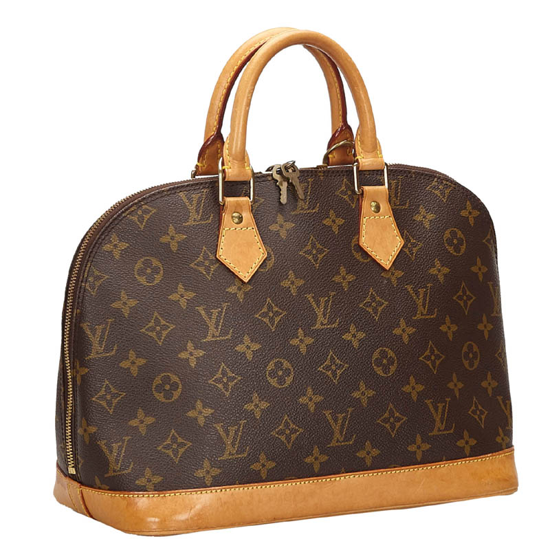 

Louis Vuitton Monogram Canvas Alma PM Bag, Brown