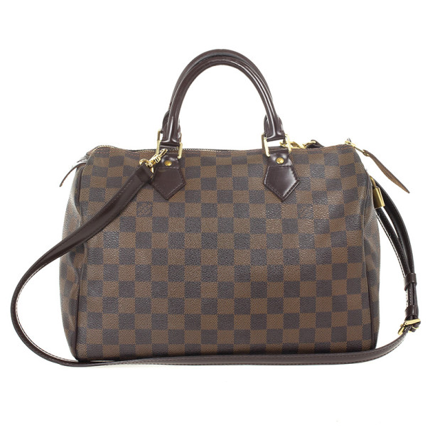 Pre Owned Louis Vuitton Damier Ebene Speedy 30