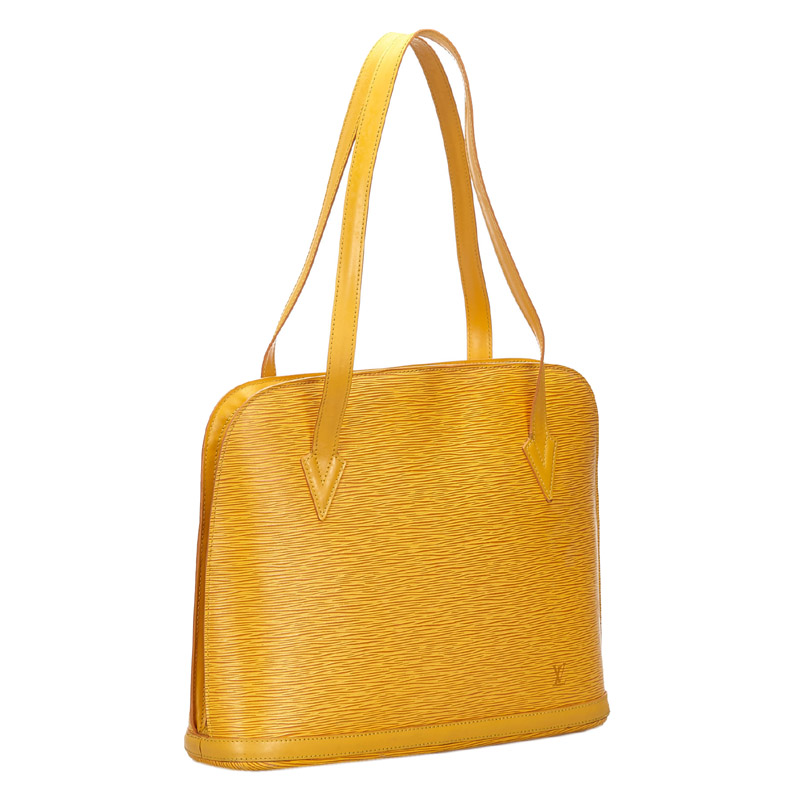 

Louis Vuitton Yellow Epi Leather Lussac Shoulder Bag