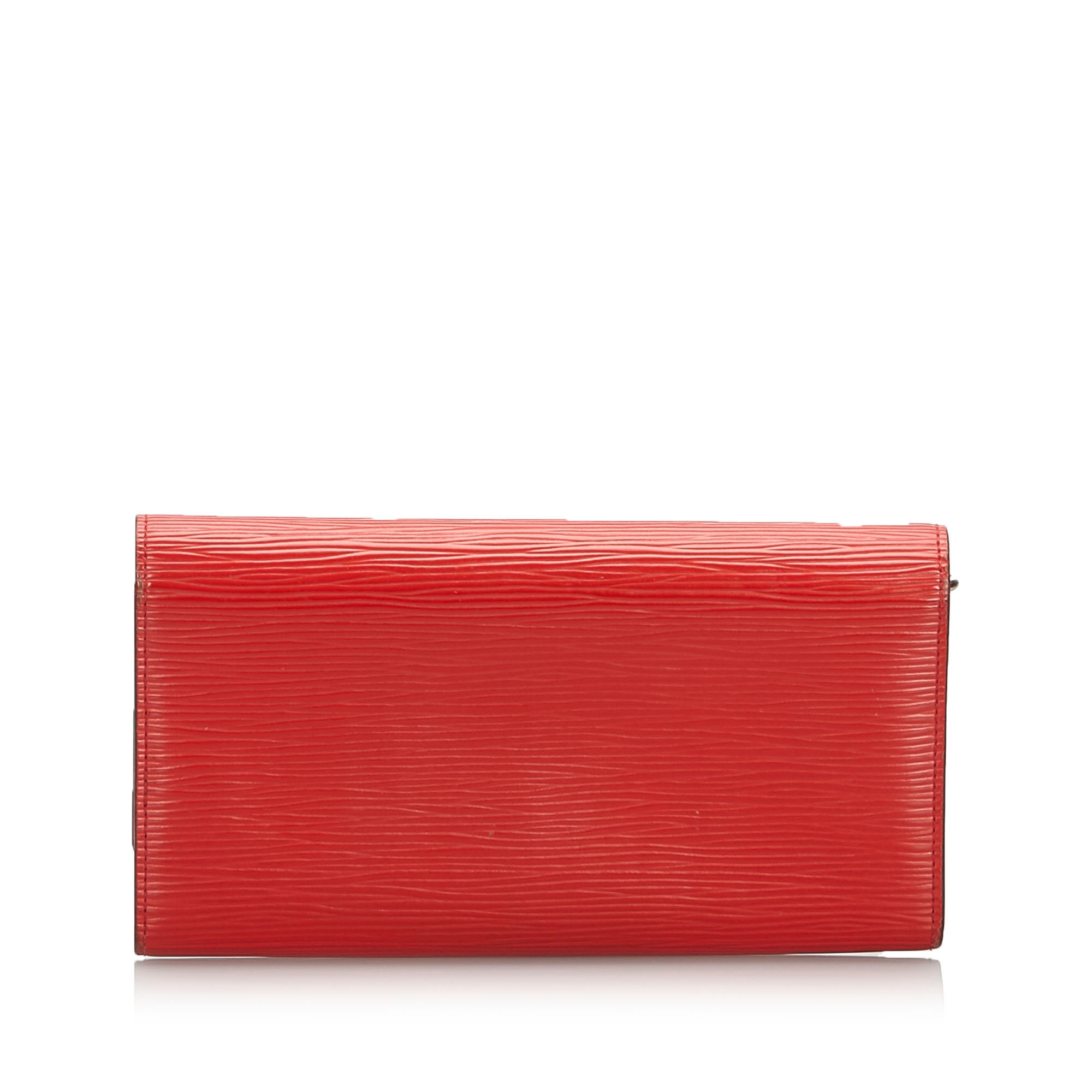 Louis Vuitton Vintage - Epi Louise Long Wallet - Red - Leather and