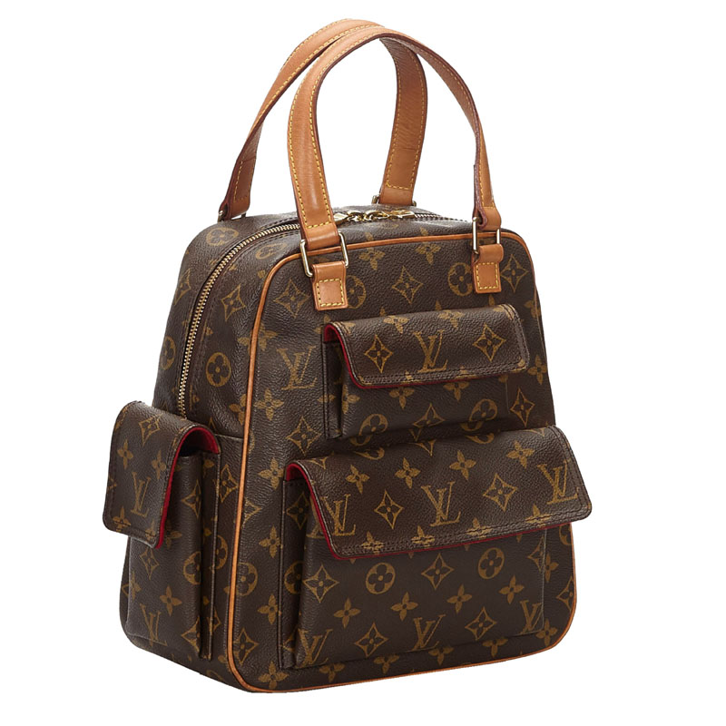 

Louis Vuitton Monogram Canvas Excentri-Cite Satchel, Brown