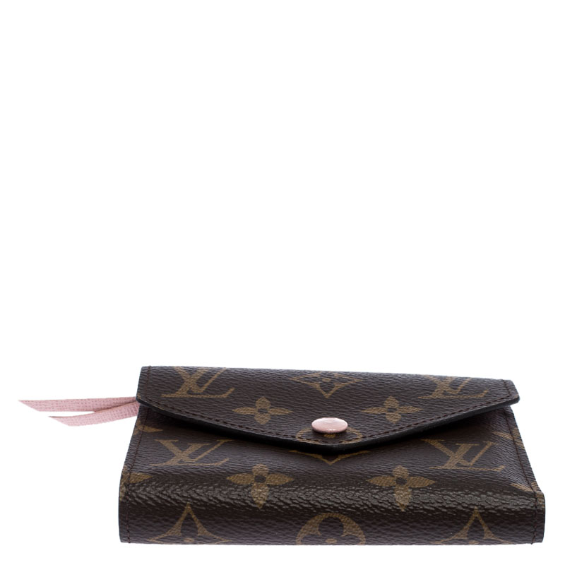 Louis Vuitton Victorine Wallet Black/Pink in Embossed Grained Cowhide  Leather with Gold-tone - US