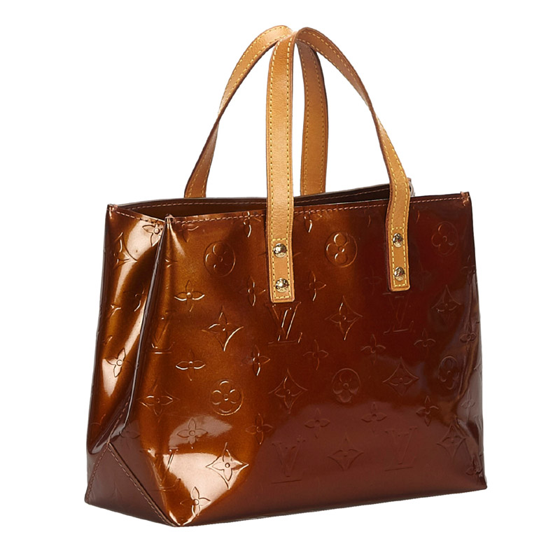 

Louis Vuitton Brown Monogram Vernis Reade PM Bag