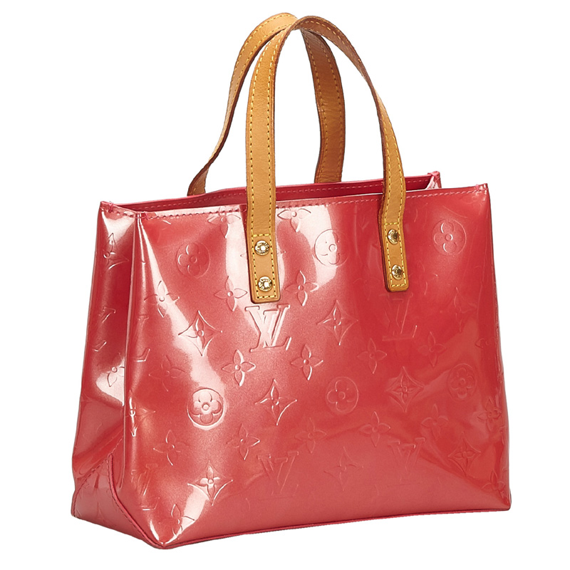 

Louis Vuitton Framboise Monogram Vernis Reade PM Bag, Red