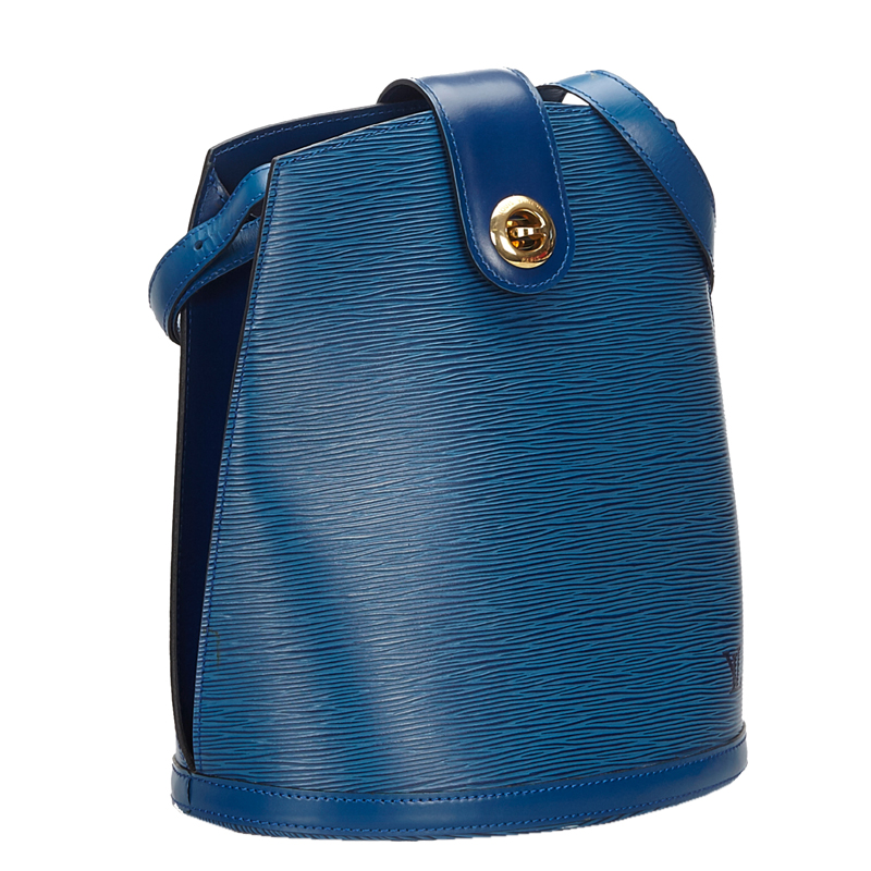 

Louis Vuitton Toledo Blue Epi Leather Shoulder Bag