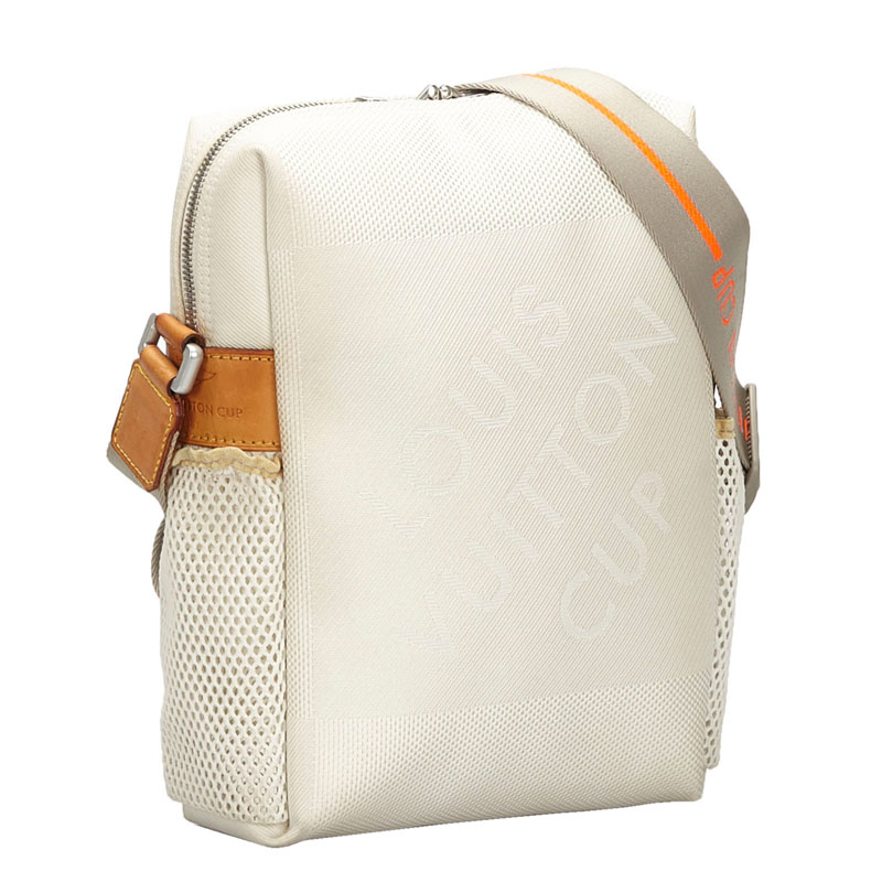 Louis Vuitton Limited Edition LV Cup White Damier Geant Weatherly