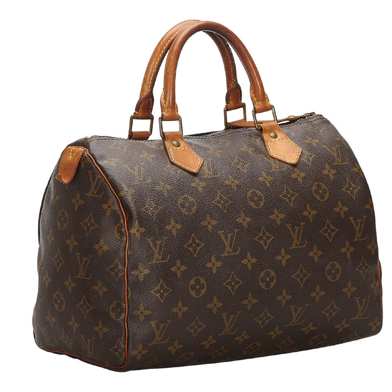 

Louis Vuitton Monogram Canvas Speedy 30 Bag, Brown