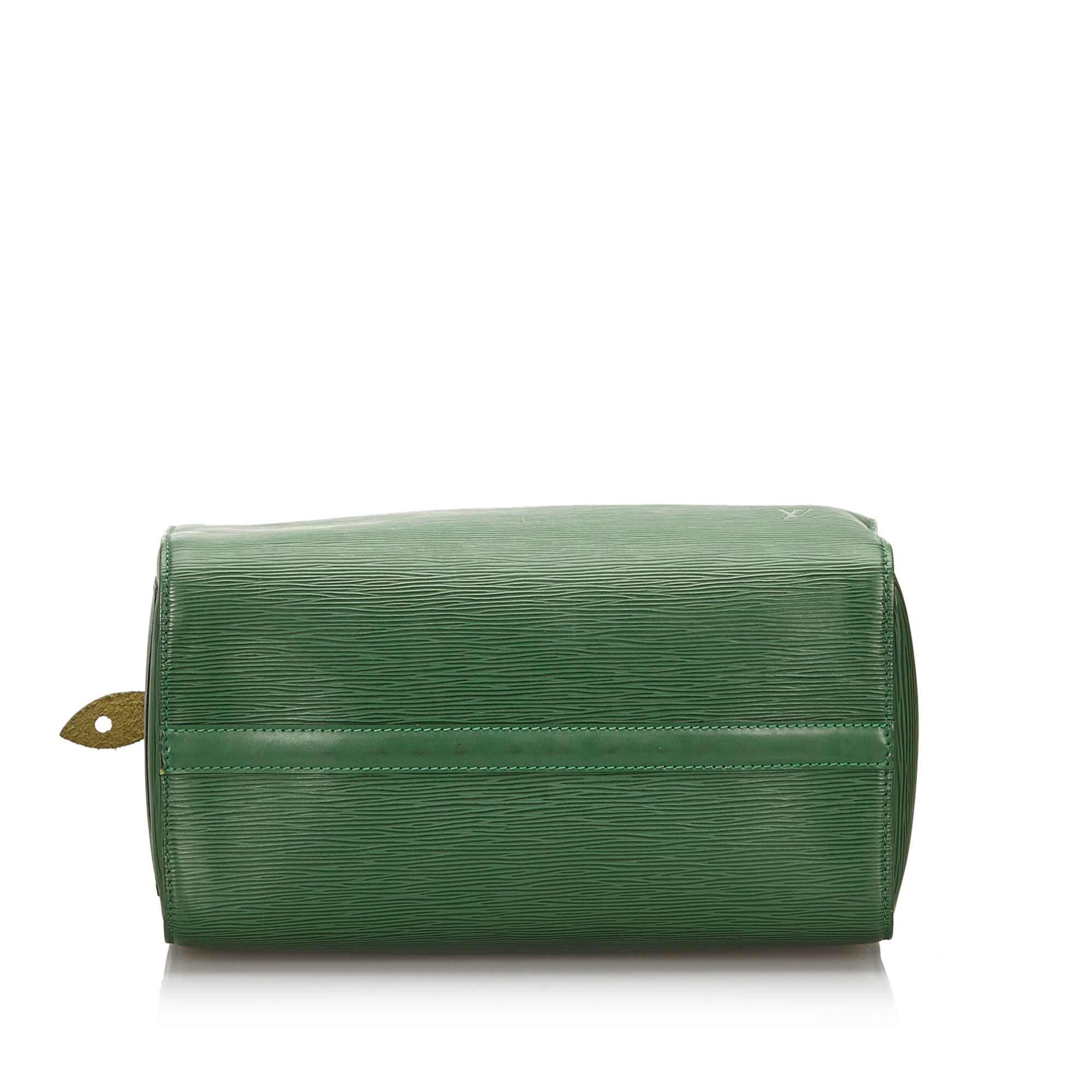 Speedy handbag Louis Vuitton Green in Plastic - 31361194