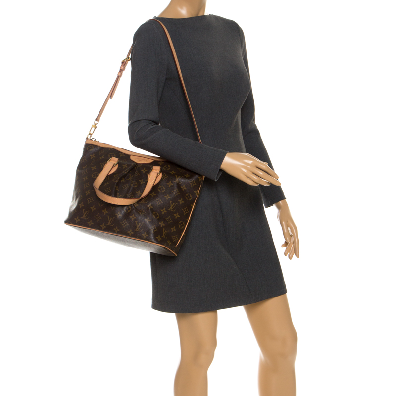 

Louis Vuitton Monogram Canvas Palermo PM Bag, Brown