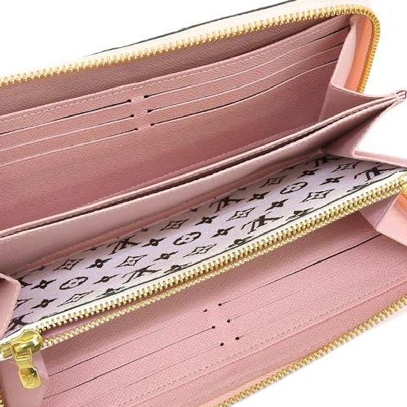 

Louis Vuitton Pink/Red Monogram Canvas Zippy Long Wallet
