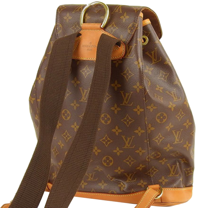 

Louis Vuitton Monogram Canvas Mini GM Rucksack, Brown