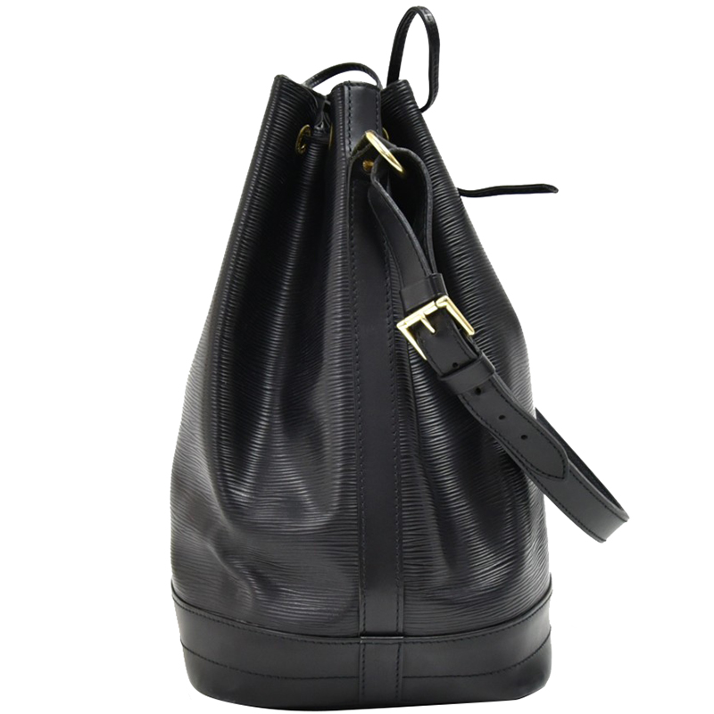 

Louis Vuitton Noir Epi Leather Petit Noe Shoulder Bag, Black
