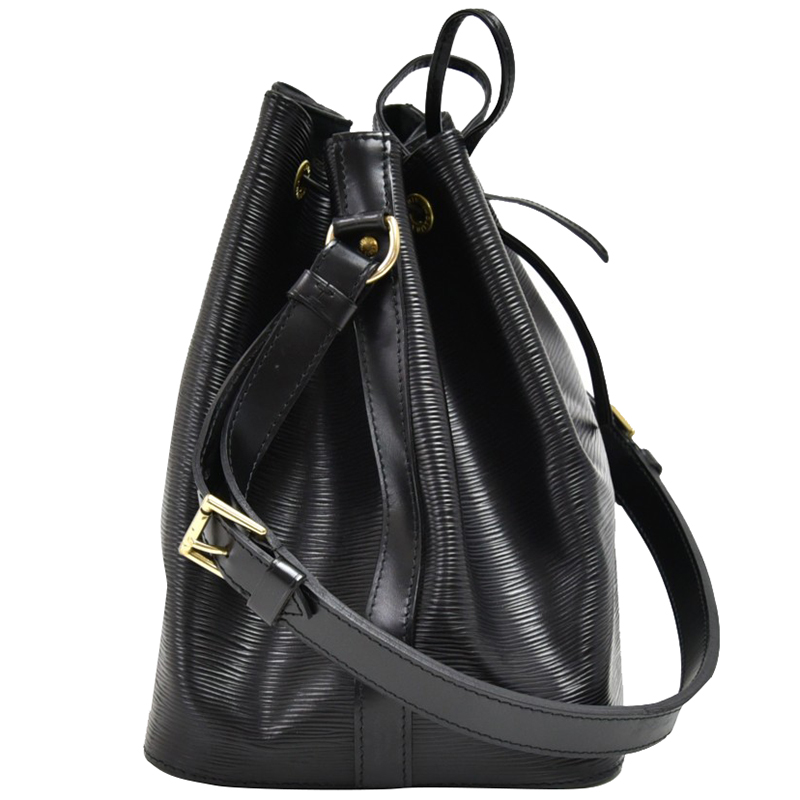 

Louis Vuitton Noir Epi Leather Petit Noe Shoulder Bag, Black