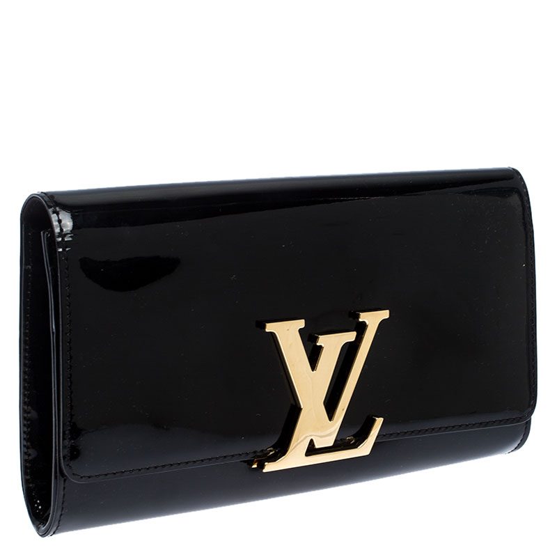 Louis Vuitton Black Vernis Louise Clutch Louis Vuitton | TLC