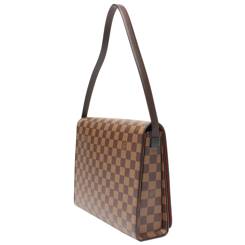 

Louis Vuitton Damier Ebene Canvas Tribeca Long Bag, Brown