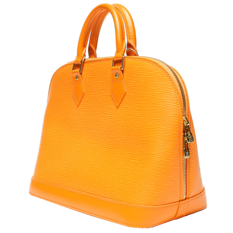 

Louis Vuitton Orange Epi Leather Alma Bag