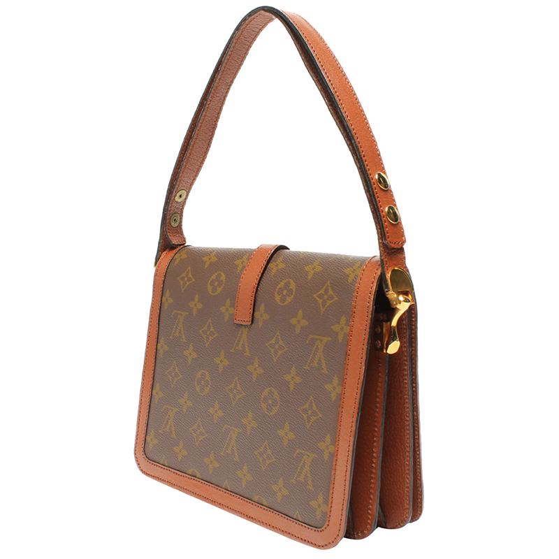 

Louis Vuitton Monogram Canvas Shoulder Bag, Brown