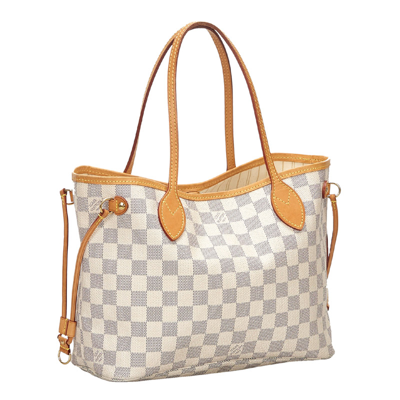 

Louis Vuitton Damier Azur Canvas Neverfull PM Bag, Blue