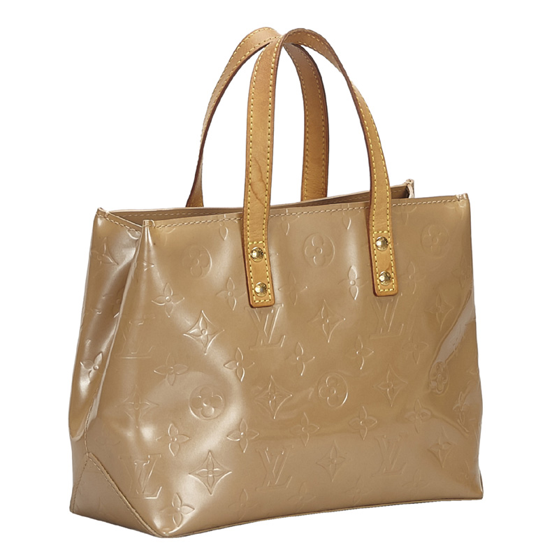 

Louis Vuitton Brown Monogram Vernis Reade PM Bag