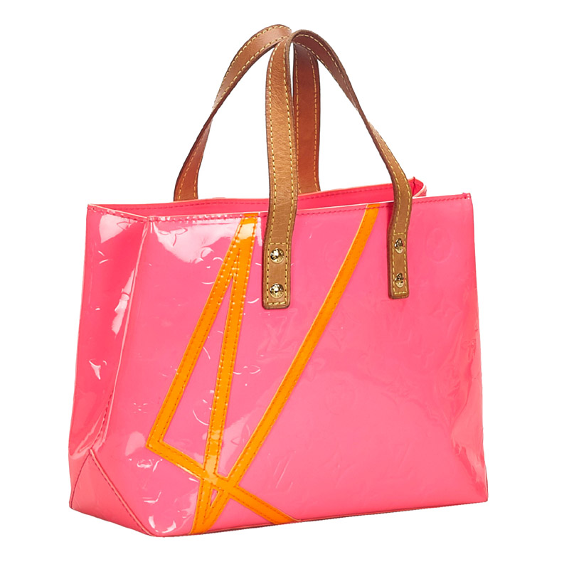 

Louis Vuitton Pink Monogram Vernis Limited Edition Robert Wilson Reade PM Bag