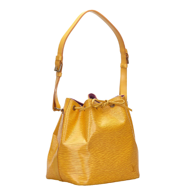 

Louis Vuitton Yellow Epi Leather Petit Noe Bag