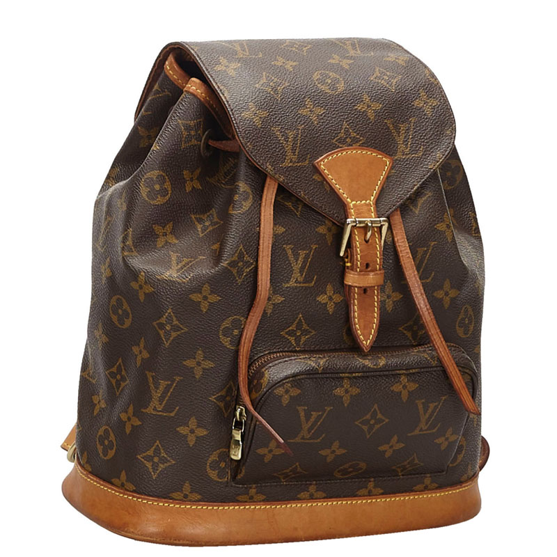 

Louis Vuitton Monogram Canvas Montsouris Backpack MM, Brown
