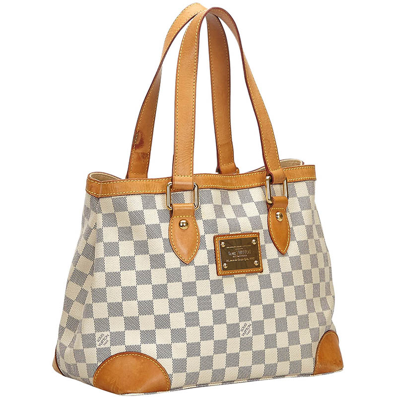 

Louis Vuitton Damier Azur Canvas Hampstead PM Bag, Blue