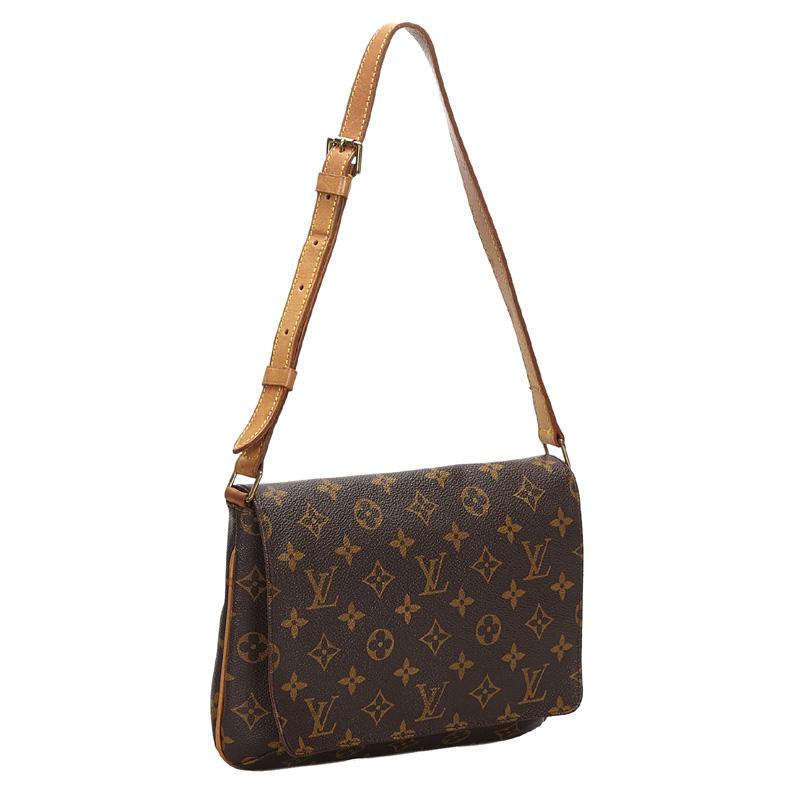 

Louis Vuitton Monogram Musette Tango Short Strap Shoulder Bag, Brown