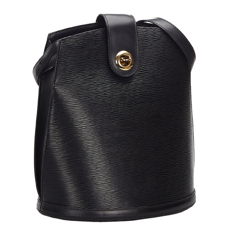 

Louis Vuitton Noir Epi Leather Cluny Bag, Black