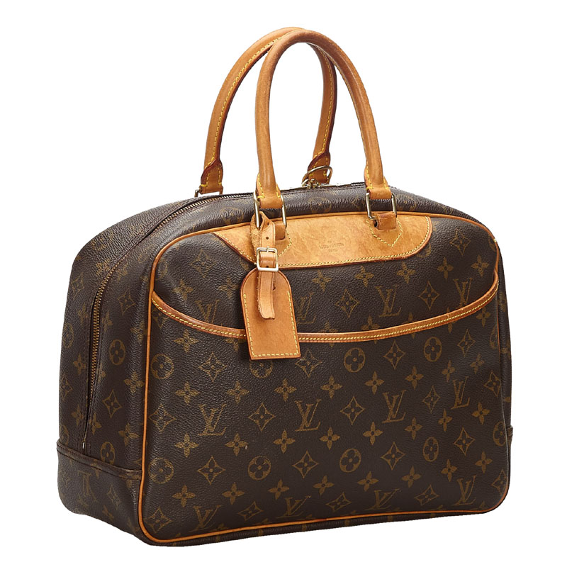

Louis Vuitton Monogram Canvas Deauville Bag, Brown