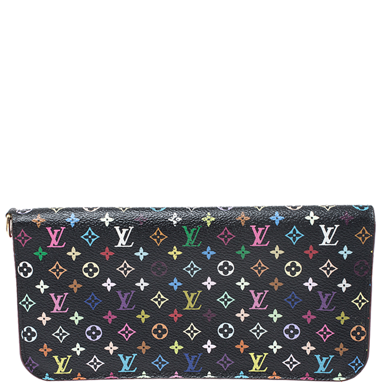 Louis Vuitton Black Monogram Multicolore Insolite Wallet