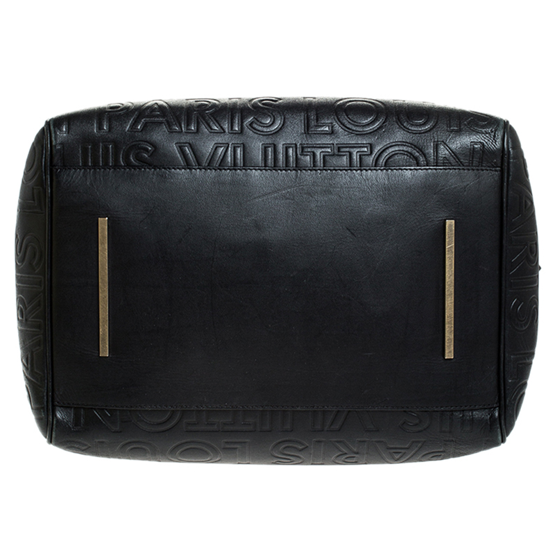 Louis Vuitton Limited Edition Black Embossed Leather Speedy Cube Bag at  1stDibs  louis vuitton black embossed handbag, louis vuitton black  embossed bag, louis vuitton embossed leather bag