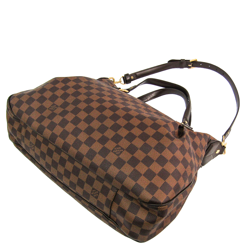 

Louis Vuitton Damier Ebene Canvas Evora MM Bag, Brown