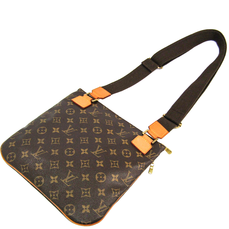 

Louis Vuitton Monogram Canvas Pochette Bosphore Messenger Bag, Brown