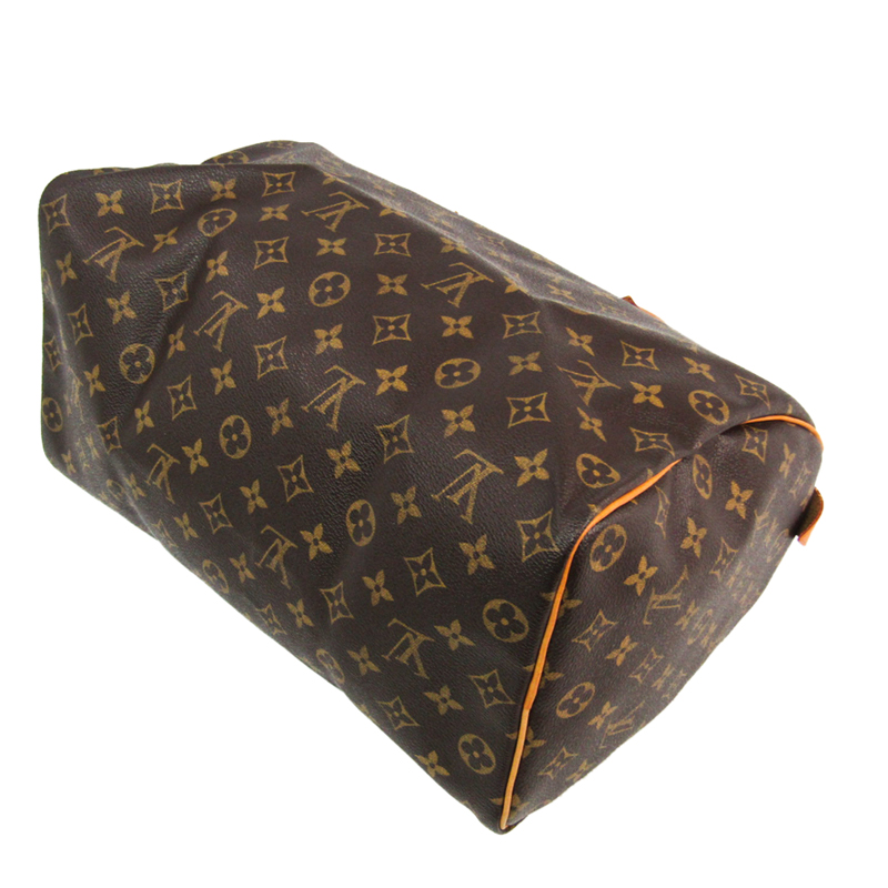 

Louis Vuitton Monogram Canvas Speedy 35 Bag, Brown
